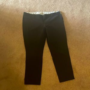 Black J.Crew cropped pants